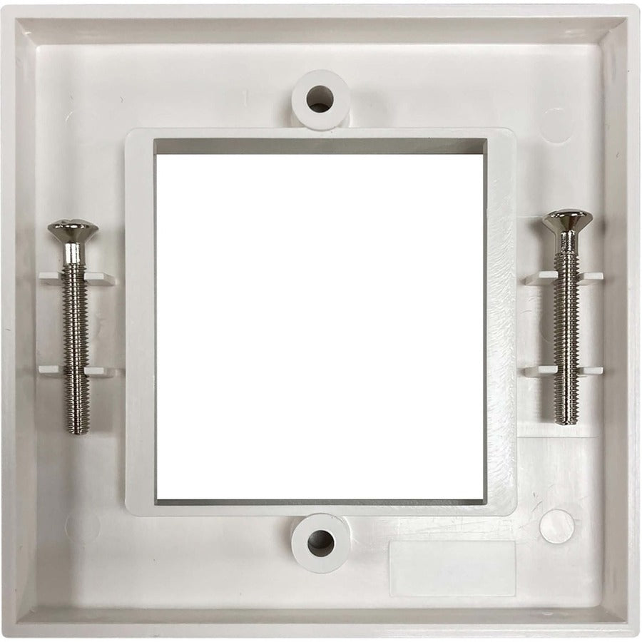 Tripp Lite Single-Gang UK-Style Gang Frame for Insert Modules White - 1 x Total Number of