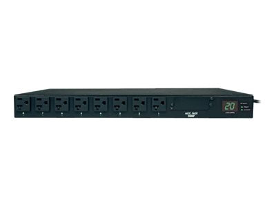 Tripp Lite Single-Phase Metered PDU - Power distribution unit (rack-mountable) - AC 100/120/127 V - 2400 VA - input: NEMA L5-20 PDUMH20ATTAA