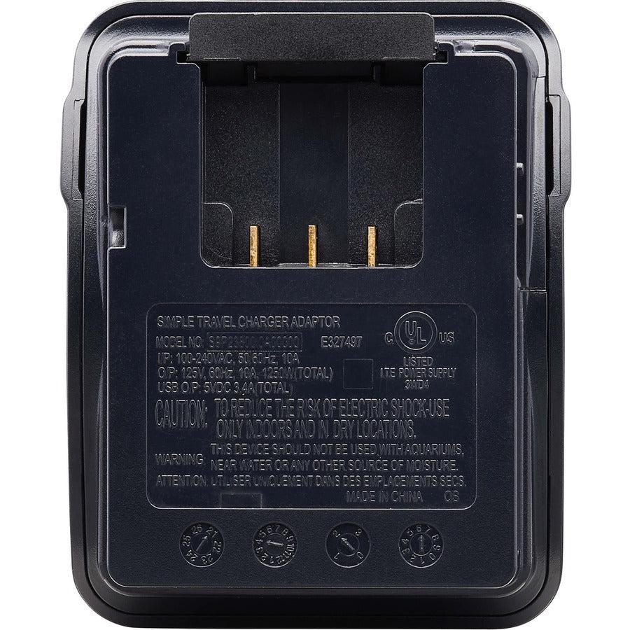 Tripp Lite Sk2Utravam Safe-It 2-Outlet Universal Travel Charger - 5-15R Outlets, 2 Usb Ports, Direct