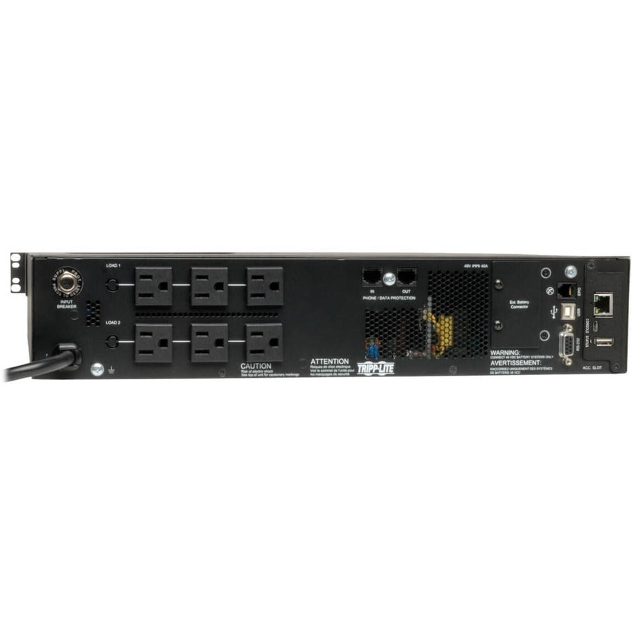 Tripp Lite SmartOnline SU1500RTXLCDN - 1.5kVA Double-Conversion UPS | Tecisoft