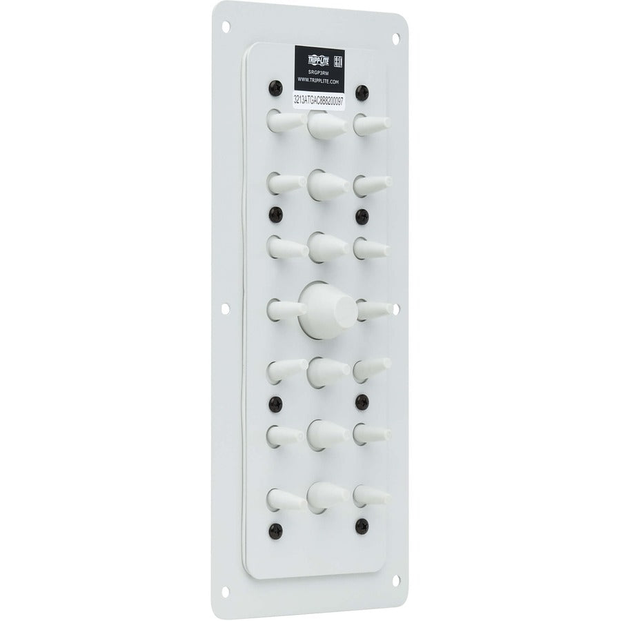 Tripp Lite SmartRack Cable Entry Gland Plate for NEMA-Rated Enclosure Cabinets 21-Port Mem