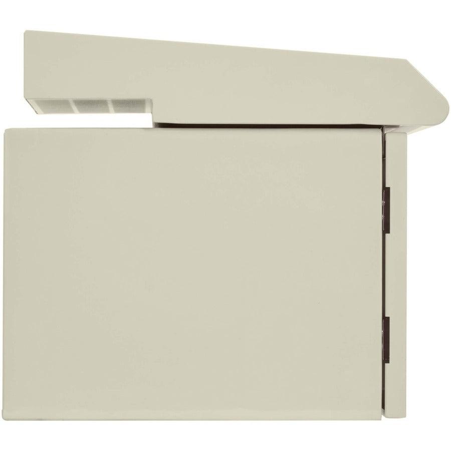 Tripp Lite SmartRack Industrial Enclosure with Lock - NEMA 3R, Wall Mount, Metal Construction, Hinged Back, Internal Fans, 28 in. Depth, 6U, Gray