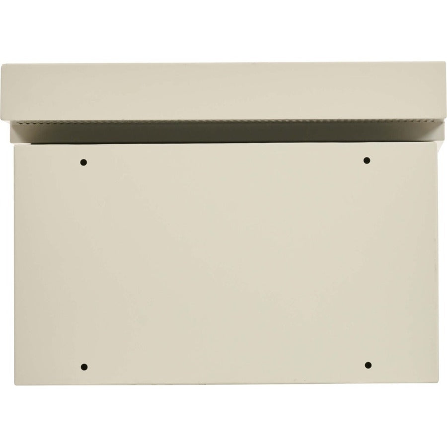 Tripp Lite SmartRack Industrial Enclosure with Lock - NEMA 3R, Wall Mount, Metal Construction, Hinged Back, Internal Fans, 28 in. Depth, 9U, Gray