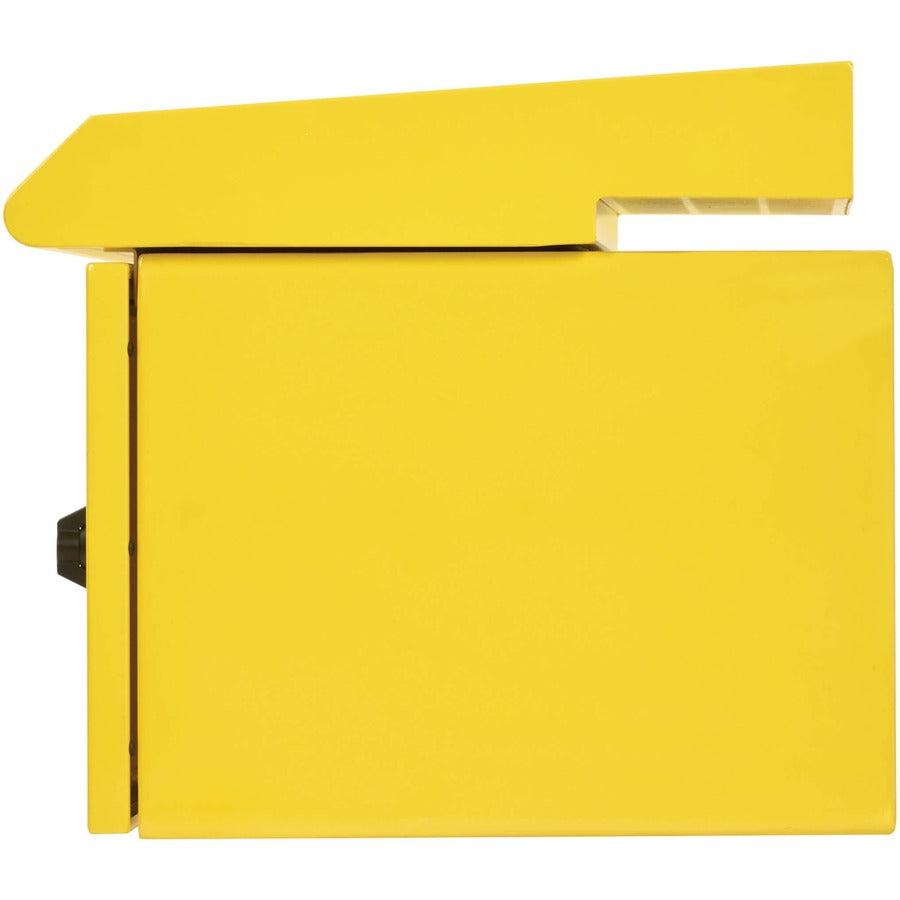 Tripp Lite SmartRack Industrial Enclosure with Lock - NEMA 3R, Wall Mount, Metal Construction, Internal Fans, 16.5 in. Depth, 6U, Yellow