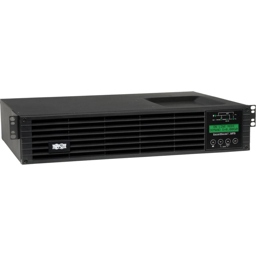 Tripp Lite Smartonline 100-127V 1.5Kva 1.35Kw On-Line Double-Conversion Ups, Extended Run, Snmp, Webcard, 2U Rack/Tower, Lcd Display, Usb, Db9 Serial