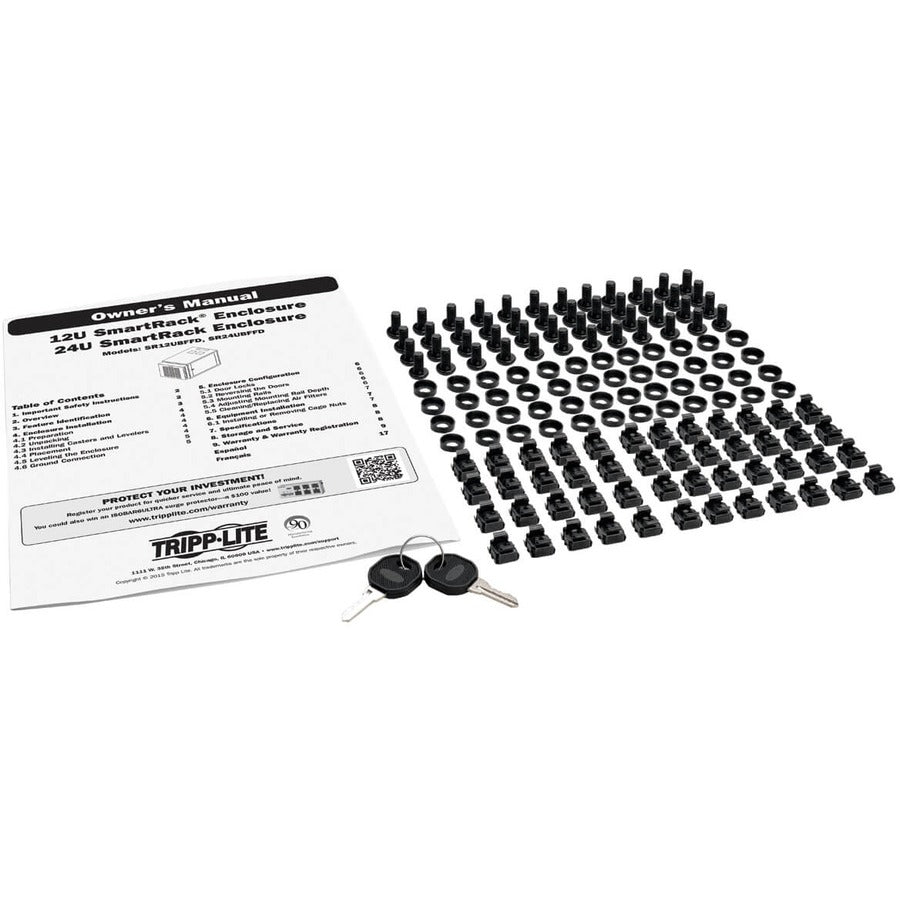Tripp Lite Sr24Ubffd Rack Cabinet 24U Freestanding Rack Black