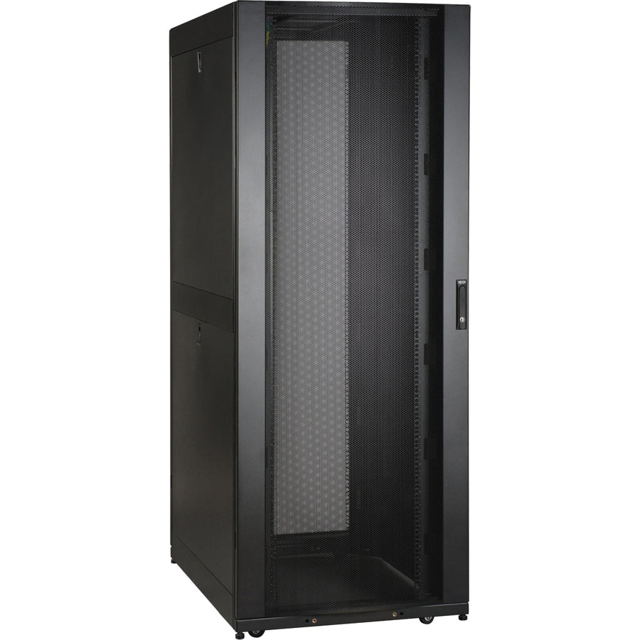 Tripp Lite Sr45Ubwdsp1 45U Smartrack Wide Standard-Depth Rack Enclosure Cabinet With Doors And Side Panels, Shock Pallet Packaging