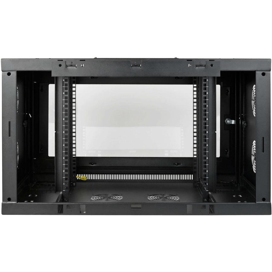 Tripp Lite Srw9Udpgvrt Smartrack 9U Low-Profile Switch-Depth-Plus Wall-Mount Mini Rack Enclosure, Wide, Acrylic Window