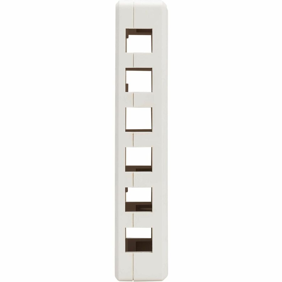 Tripp Lite Surface-Mount Box for Keystone Jacks - 12 Ports, White - 12 x Total Number of