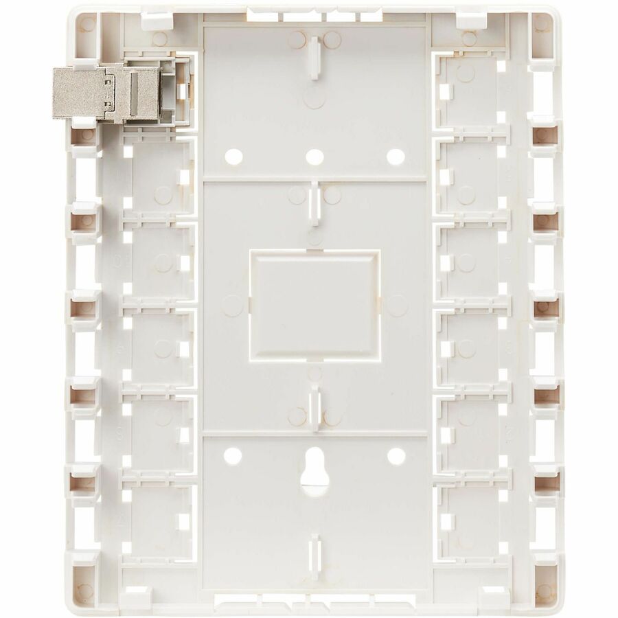Tripp Lite Surface-Mount Box for Keystone Jacks - 12 Ports, White - 12 x Total Number of