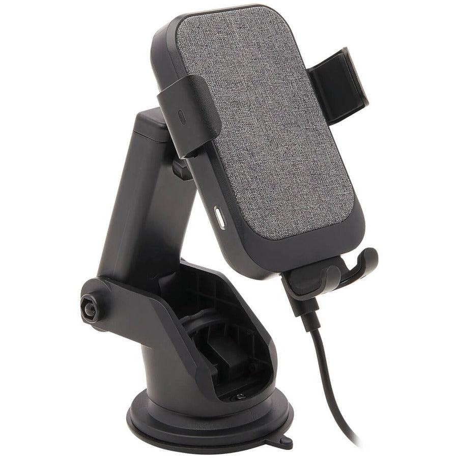 Tripp Lite U280-Cq01 Wireless Car Charger - 15W Fast Charging, Usb-C, Apple And Samsung Compatible, Windshield/Dash/Vent Phone Holder