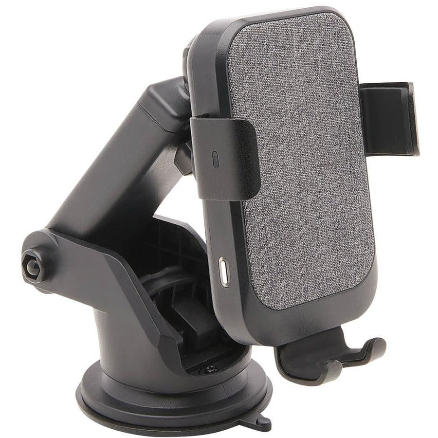 Tripp Lite U280-Cq01 Wireless Car Charger - 15W Fast Charging, Usb-C, Apple And Samsung Compatible, Windshield/Dash/Vent Phone Holder
