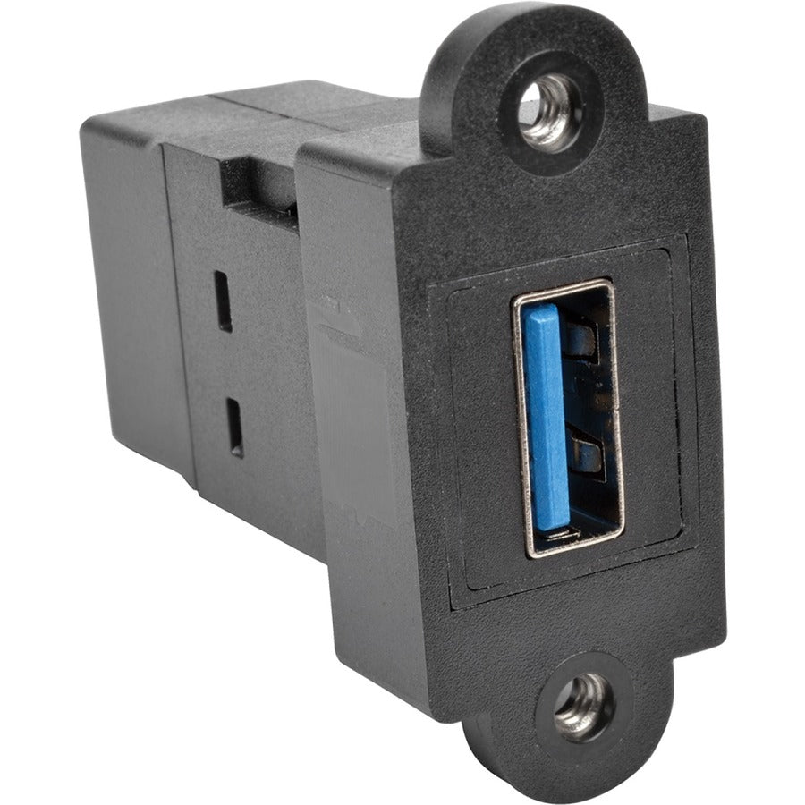 Tripp Lite U325-000-Kp-Bk Usb 3.0 All-In-One Keystone/Panel Mount Coupler (F/F), Black