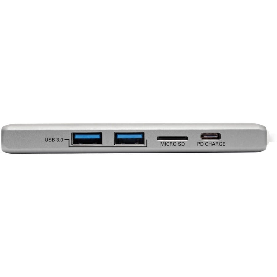 Tripp Lite U442-Dock10-S Usb-C Dock - 4K Hdmi, Usb 3.2 Gen 1, Usb-A Hub Ports, Memory Card, 60W Pd Charging