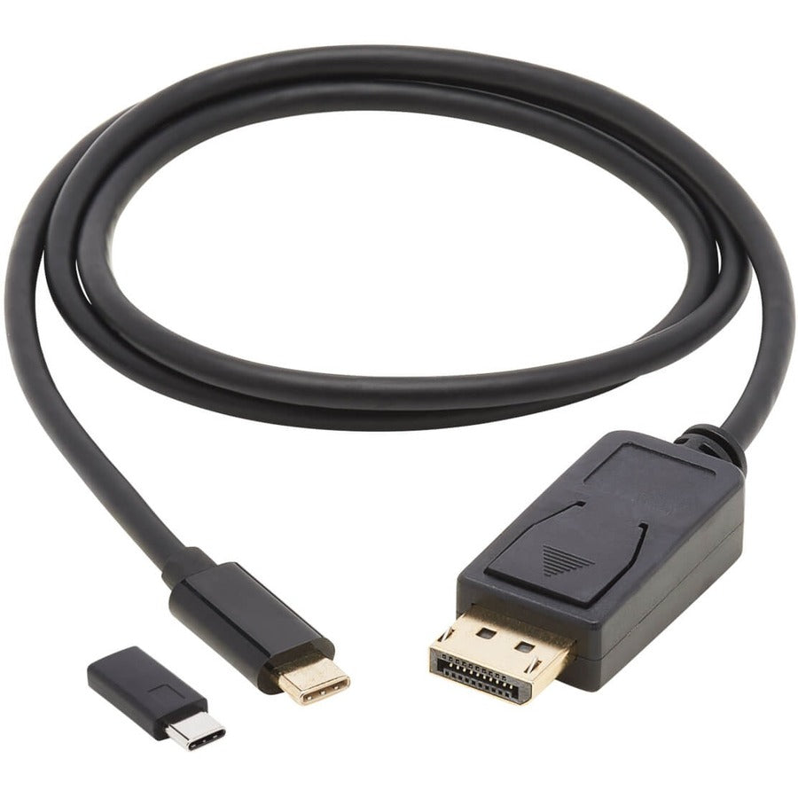 Tripp Lite U444-003-Dp-Bd Usb-C To Displayport Bi-Directional Active Adapter Cable (M/M), 4K 60 Hz, Hdr, Locking Dp Connector, 3 Ft. (0.9 M)