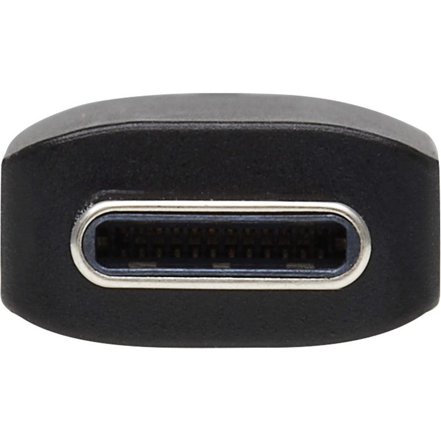 Tripp Lite U444-3Dp-Mst Usb-C Adapter, Triple Display - 4K 60 Hz Displayport, 8K, Hdr, 4:4:4, Hdcp 2.2, Dp 1.4 Alt Mode, Black