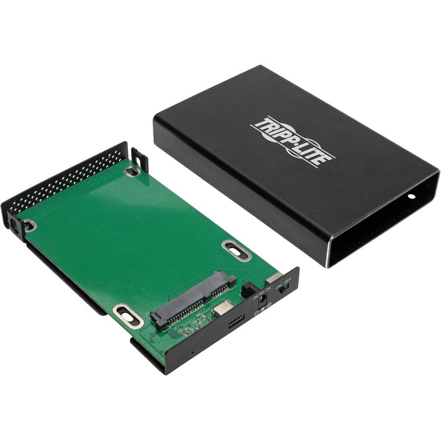 Tripp Lite U457-025-Satag2 Usb 3.1 Gen 2 (10 Gbps) Sata Ssd/Hdd To Usb-C Enclosure Adapter With Uasp Support, Metal Housing, Thunderbolt™ 3 Compatible