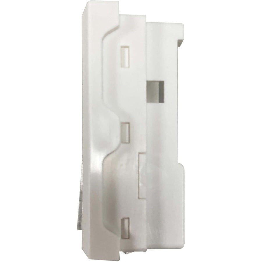 Tripp Lite UK-Style 6C-Type Unloaded Shuttered Module White - 1 x Total Number of Socket(s
