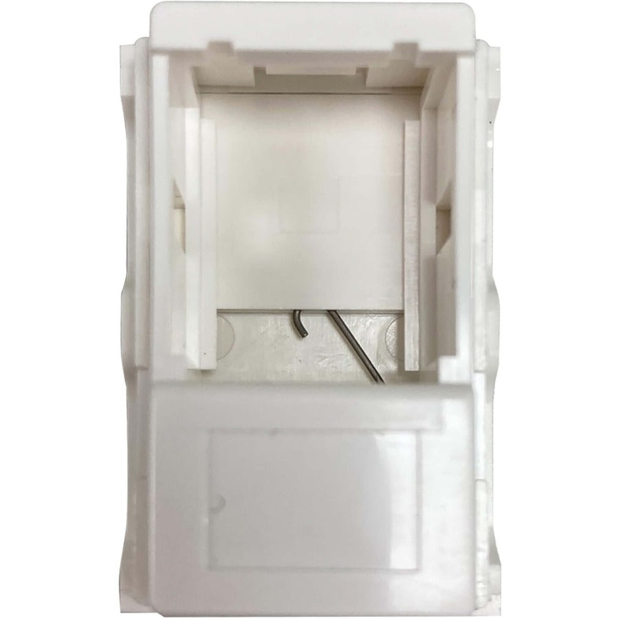 Tripp Lite UK-Style 6C-Type Unloaded Shuttered Module White - 1 x Total Number of Socket(s