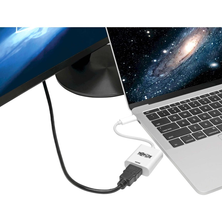 Tripp Lite USB-C to HDMI Adapter (M/F) - 8K, HDR, 4:4:4, HDCP 2.3, White