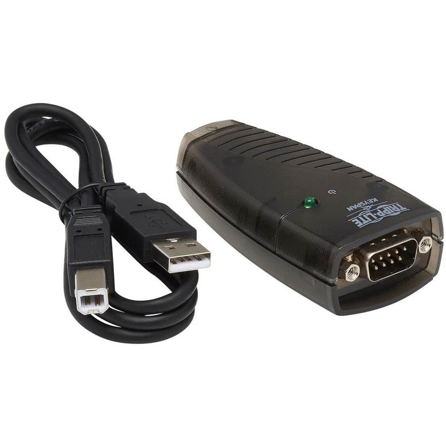 Tripp Lite Usa-19Hs Keyspan Usb To Serial Adapter - Usb-A Male To Db9 Rs232 Male, 3 Ft. (0.91 M), Taa