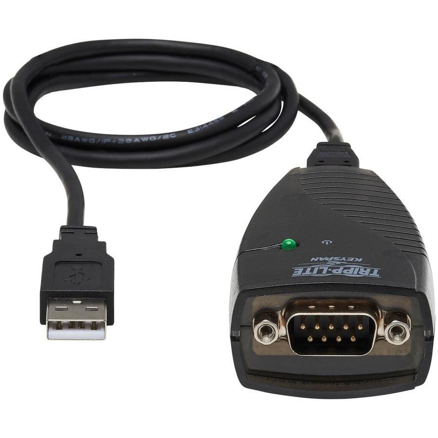 Tripp Lite Usa-19Hs Keyspan Usb To Serial Adapter - Usb-A Male To Db9 Rs232 Male, 3 Ft. (0.91 M), Taa