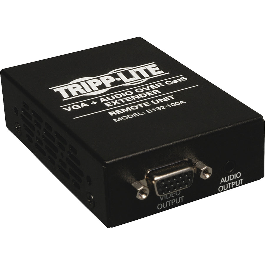 Tripp Lite Vga With Audio Over Cat5/Cat6 Extender, Box-Style Receiver, 1920X1440 At 60Hz, Up To 305 M (1,000-Ft.)