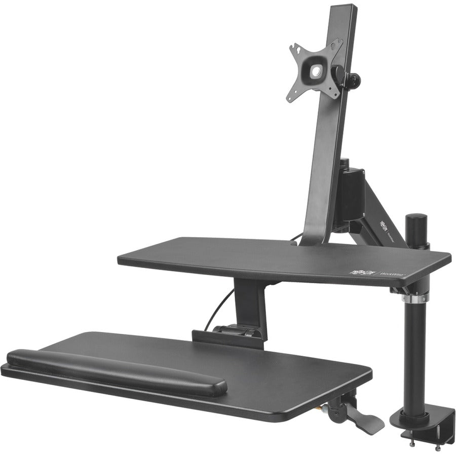 Tripp Lite Wwss1327Cp Workwise Height-Adjustable Sit-Stand Workstation, Single-Monitor, Clamp-On