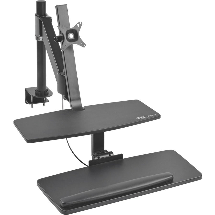 Tripp Lite Wwss1327Cp Workwise Height-Adjustable Sit-Stand Workstation, Single-Monitor, Clamp-On