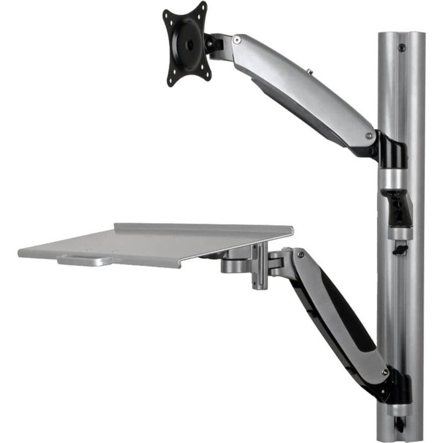 Tripp Lite Wwss1327Rwtc Adjustable-Height Wall-Mount Sit-Stand Workstation, Single-Display