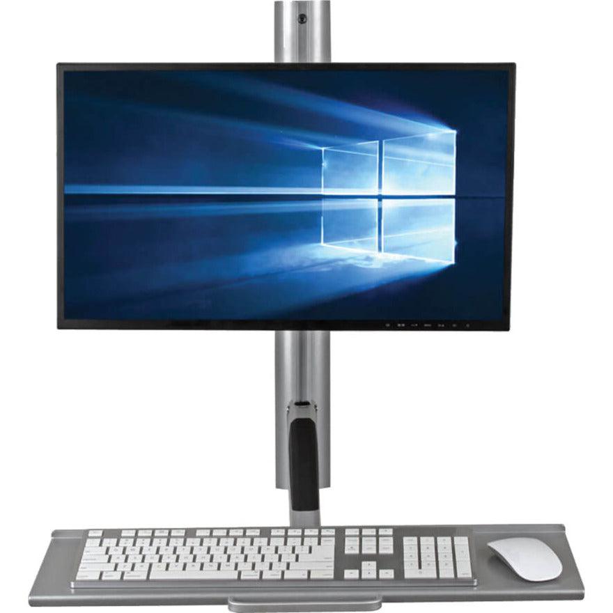 Tripp Lite Wwss1327Rwtc Adjustable-Height Wall-Mount Sit-Stand Workstation, Single-Display