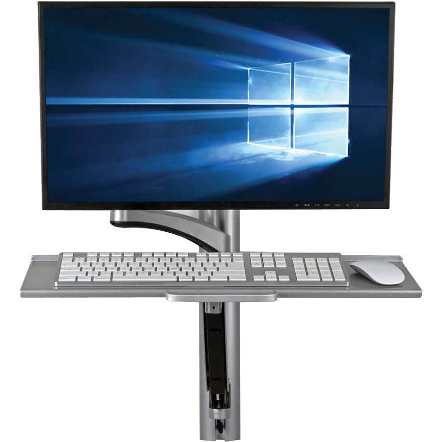 Tripp Lite Wwss1327Rwtc Adjustable-Height Wall-Mount Sit-Stand Workstation, Single-Display
