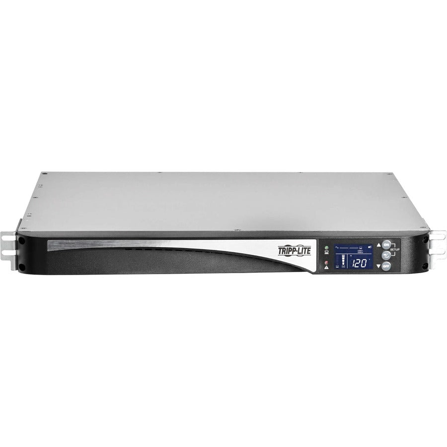 Tripp Lite by Eaton SmartPro 750VA 600W Line-Interactive Sine Wave UPS, AVR, 120V, 4 Outlets, Network Card Option, USB, DB9, 1U Rack/Tower SMART750RT1U