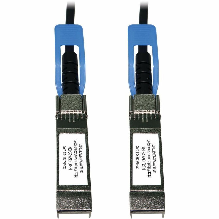 Tripp Lite series SFP28 to SFP28 25GbE Passive Twinax Copper Cable (M/M), SFP-H25G-CU1M