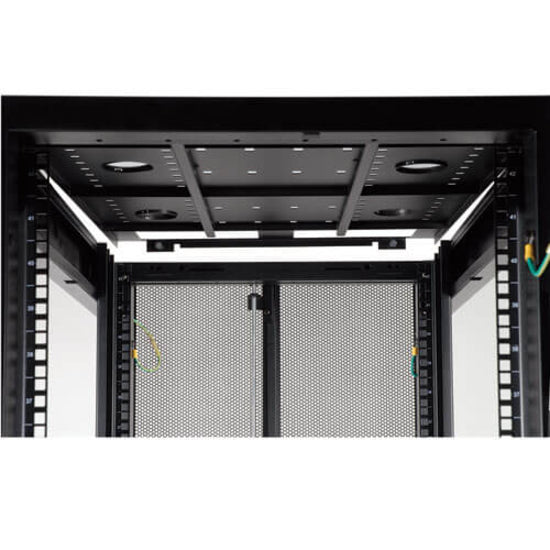 Tripp Lite series SmartRack 45U Wide Standard-Depth Rack Enclosure Cabinet - Doors & Side Panels Included, Shock Pallet Packaging SR45UBWDSP1