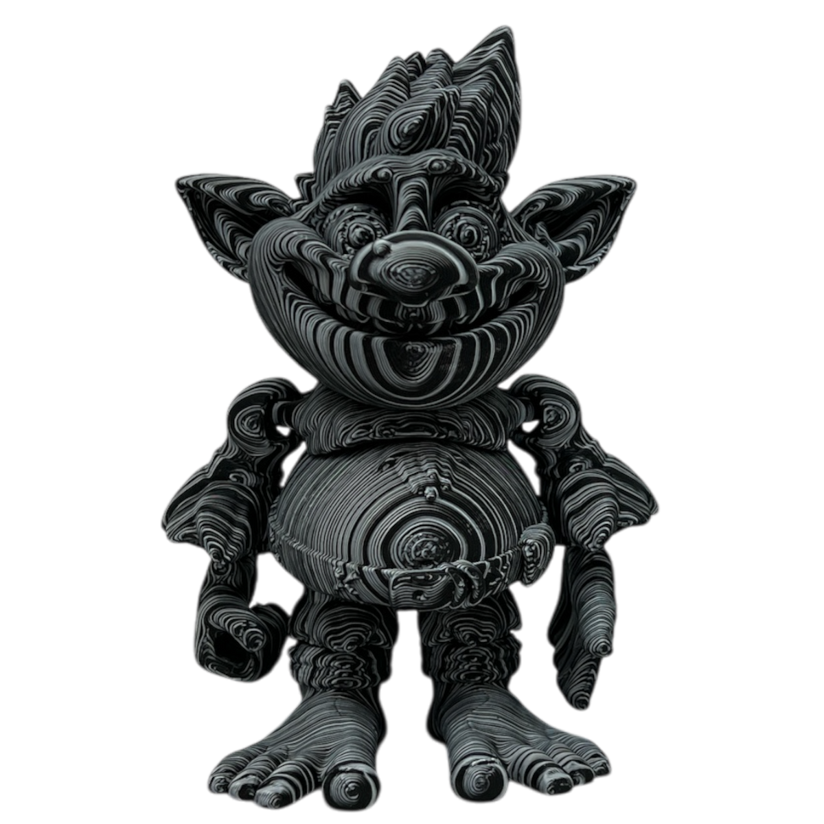 Troublesome Troll - Black and White