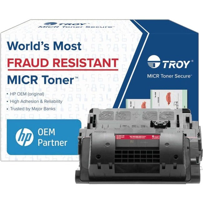 Troy Toner Secure Original MICR High Yield Laser Toner Cartridge - Alternative for HP, Troy (CF281X) - Black Pack 02-82021-001