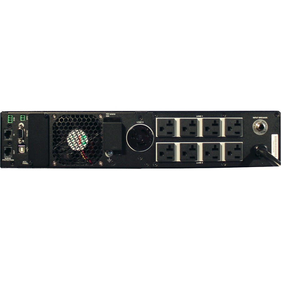 True Sine Wave UPS 1500VA - EXR Series Extended Runtime Rack Wall Tower | TecISoft EXR1500RTHV