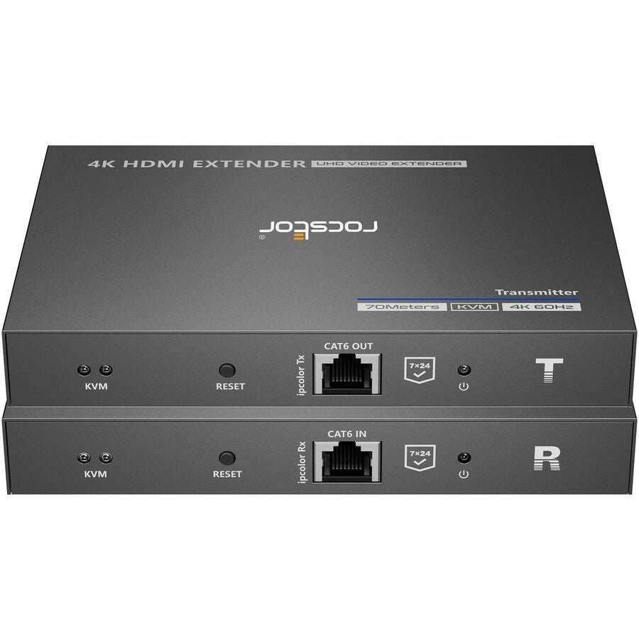 TrueReach 4K@60Hz HDMI KVM Extender over CAT6/CAT6a/Cat7 Ethernet Cable - Supports USB