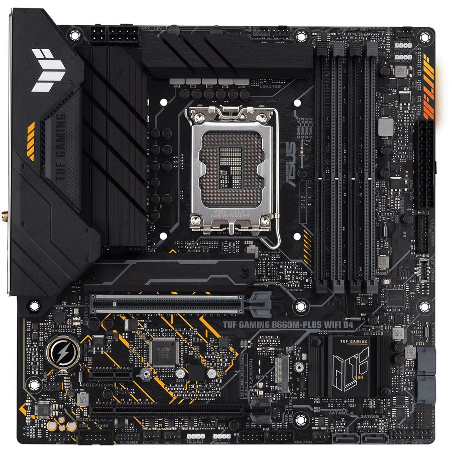 Tuf Gaming B660M-Plus Wifi D4 Gaming Desktop Motherboard - Intel B660 Chipset - Socket Lga-1700 - Intel Optane Memory Ready - Micro Atx