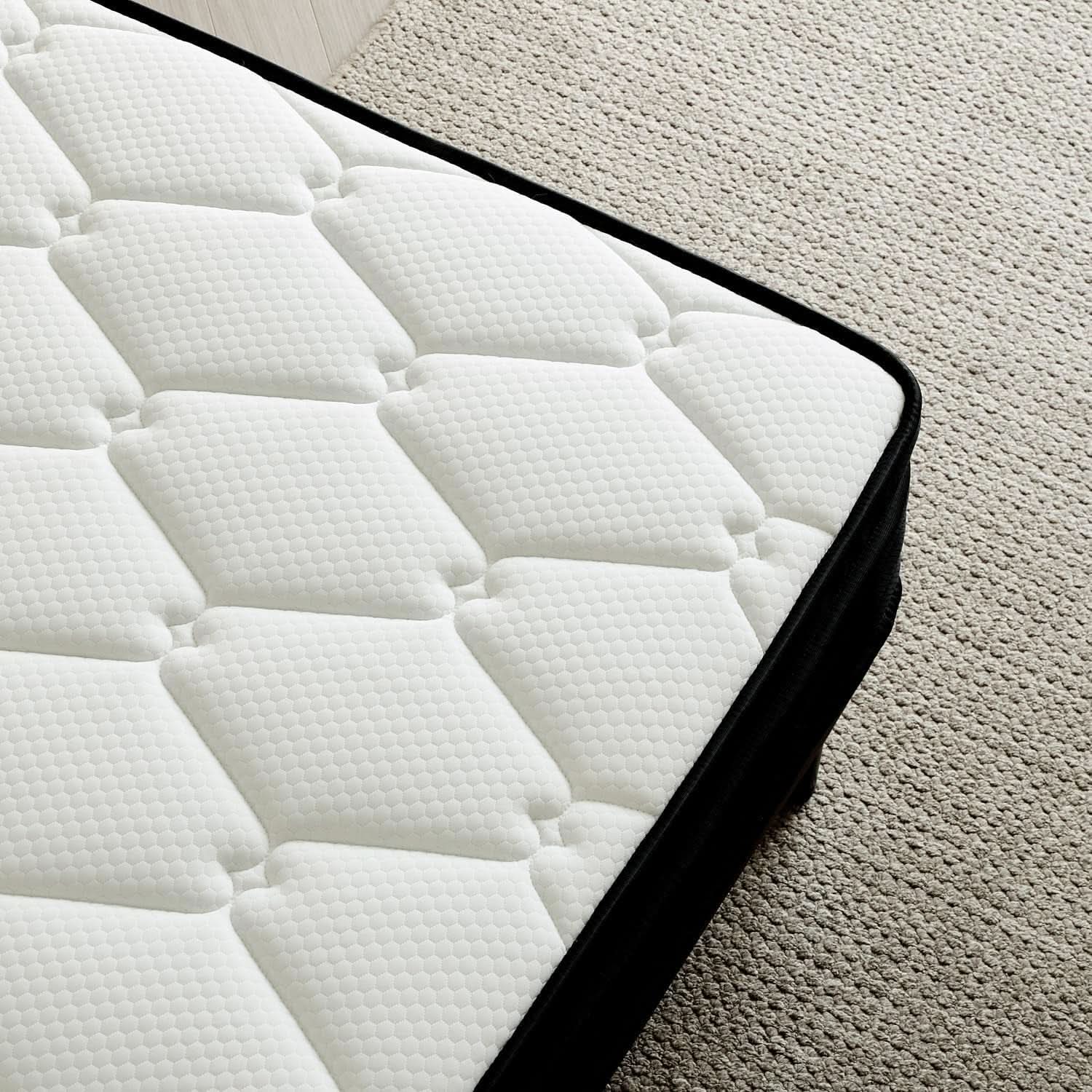 Twin 8 Inch Hybrid Mattress Pocket Spring Memory Foam