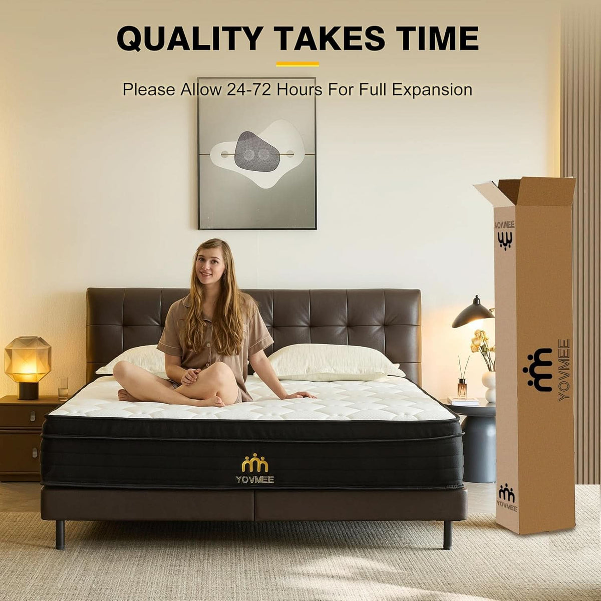 Twin 8 Inch Hybrid Mattress Pocket Spring Memory Foam