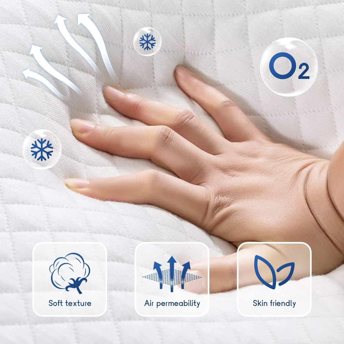Twin Gel Memory Foam Mattress 6 Inch Cooling Comfort