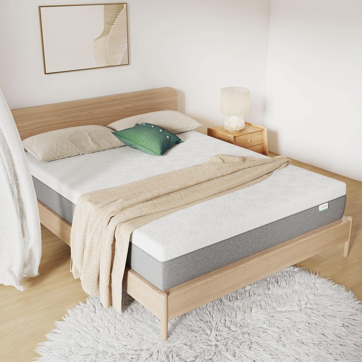 Twin Gel Memory Foam Mattress For Plush Sleep Comfort