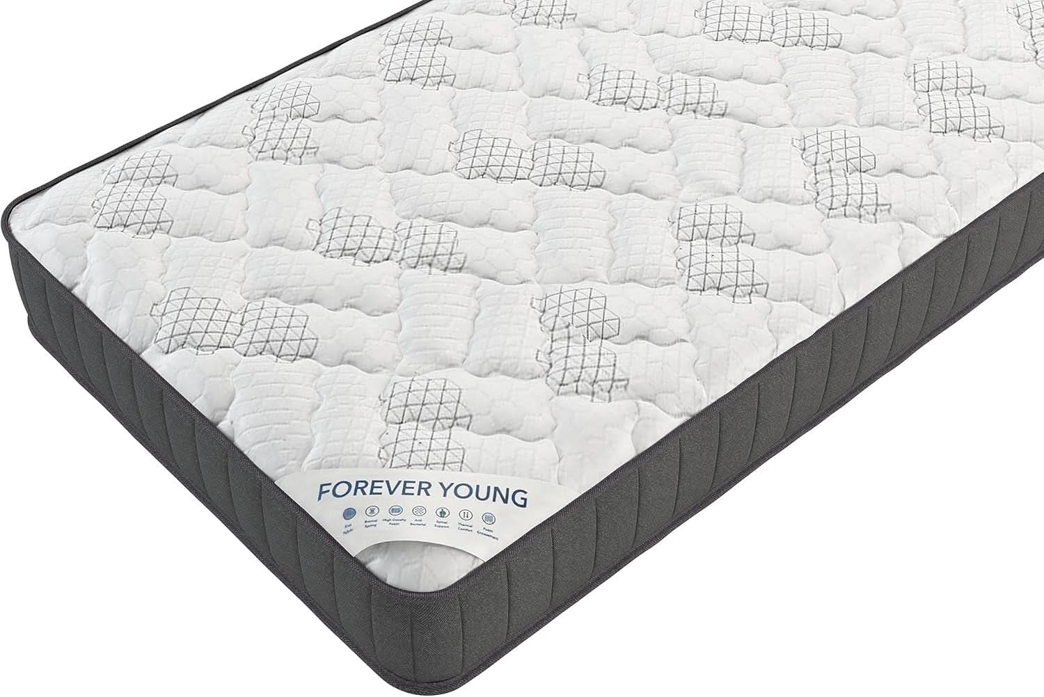Twin Hybrid Mattress Medium Firm Comfort and Support