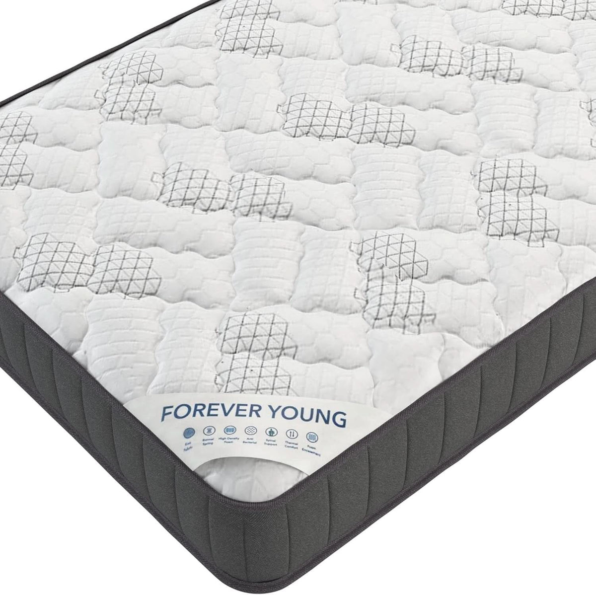 Twin Hybrid Mattress Medium Firm Comfort and Support