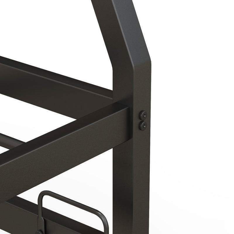 Twin Over Full Bunk Bed Frame With Trundle For Guests