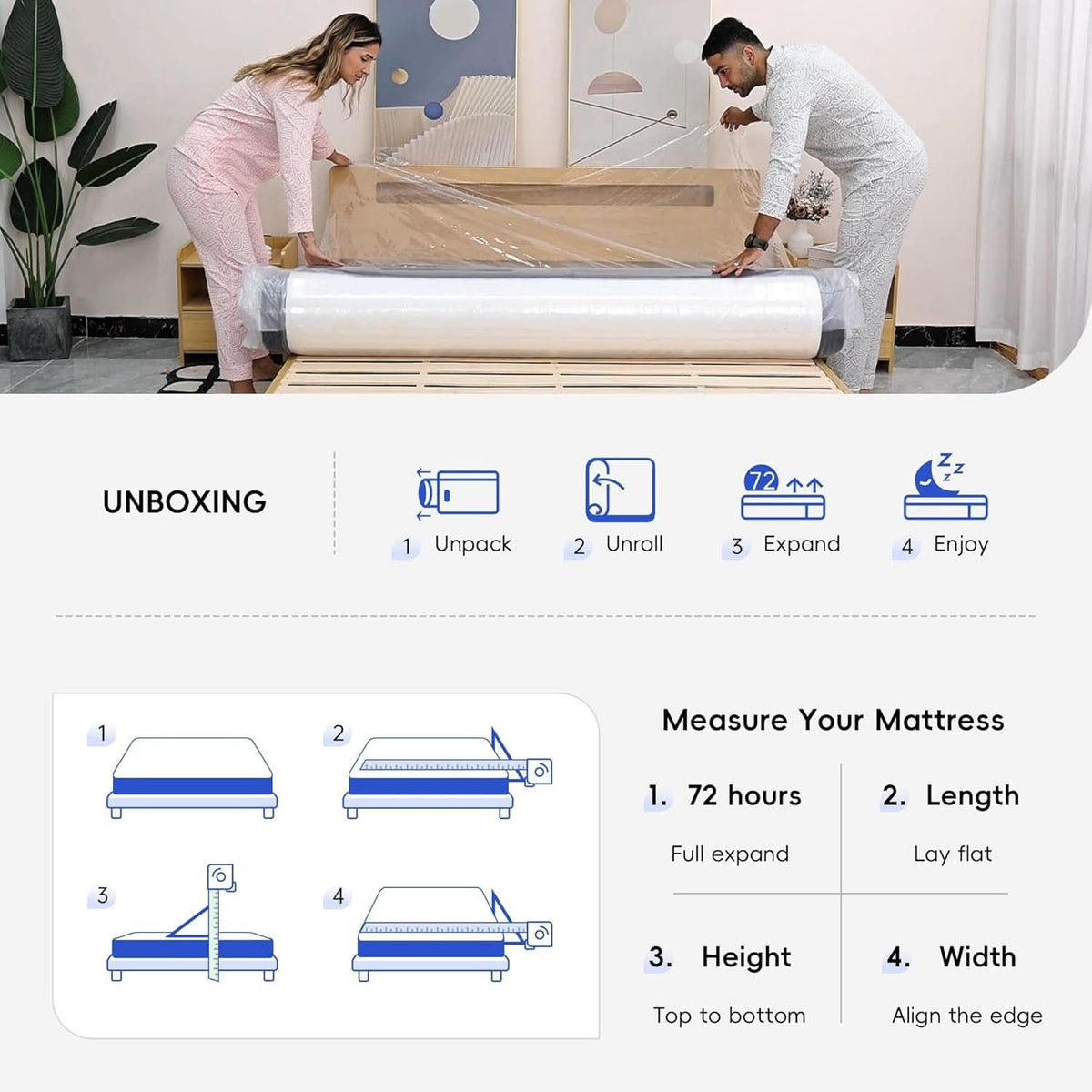 Twin Pressure Relief Memory Foam Hybrid Mattress Pocketed