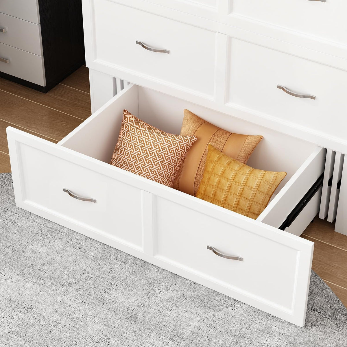 Twin Size Murphy Bed Cabinet With Built In Charging Station