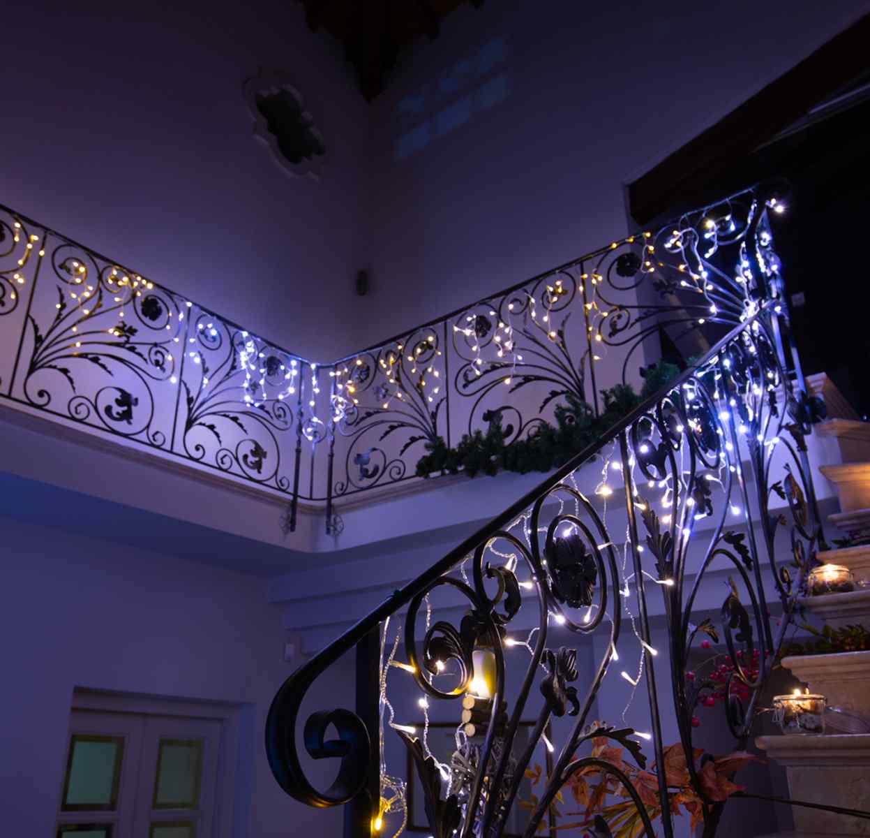 Twinkly 190-Light AWW LED Icicle Light Set (Generation II)